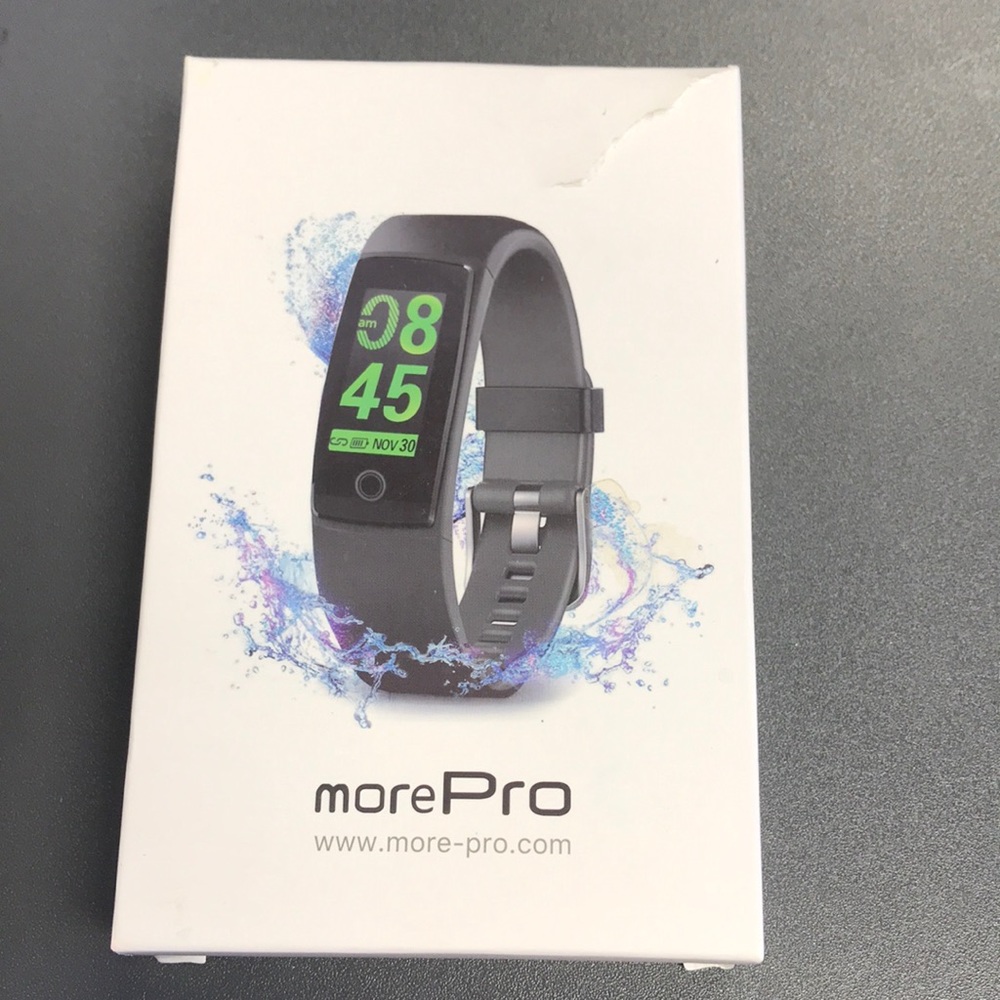 Waterproof health and fitness tracker MorePro